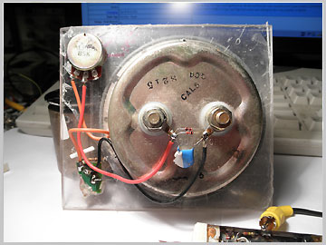 RF detector, measuring part.